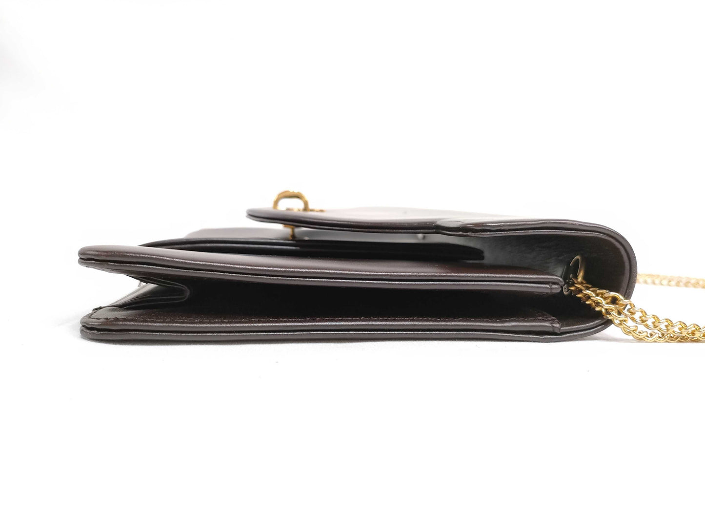 Dior CD logo leather chain shoulder bag