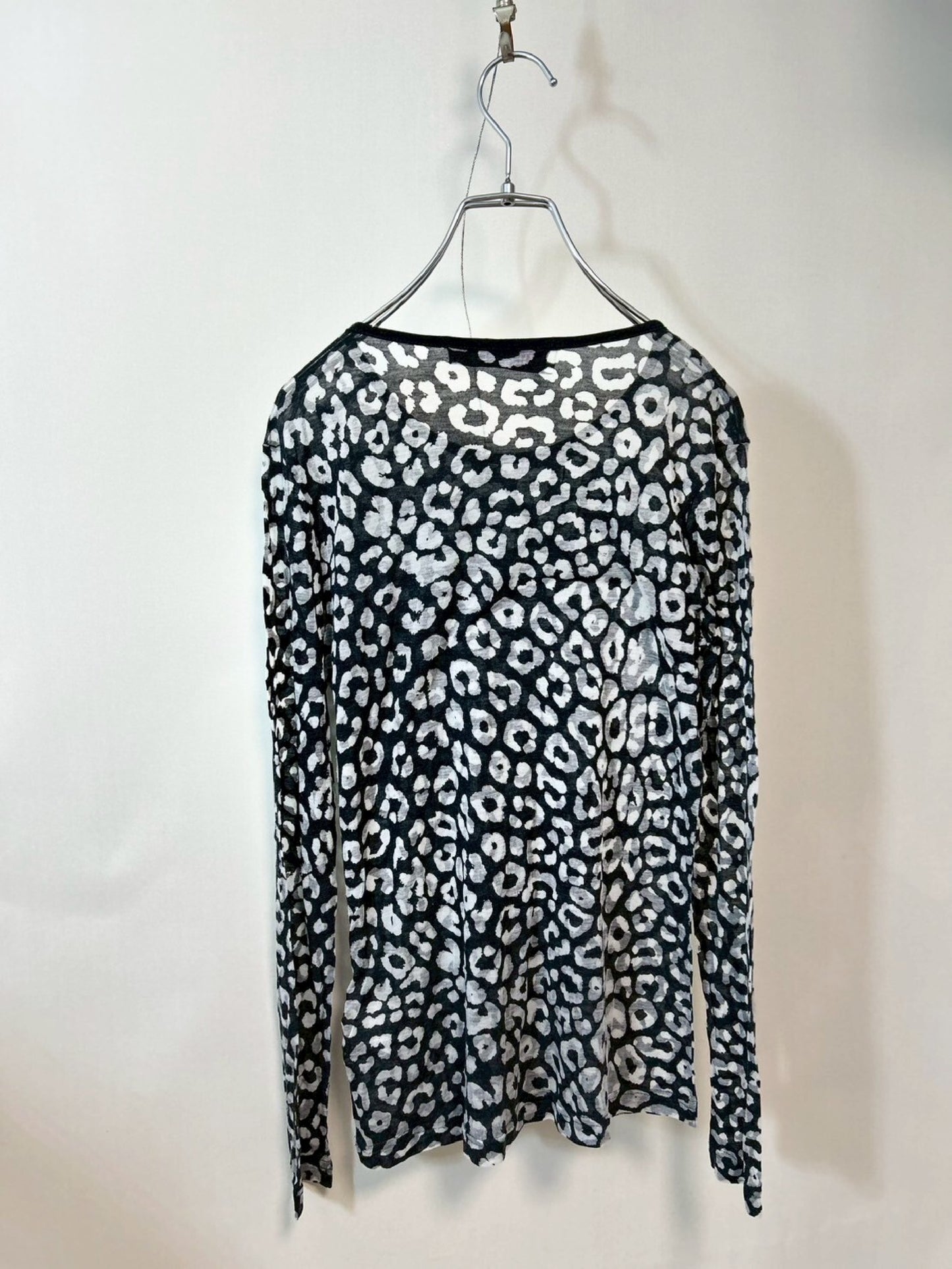 Stella McCartney Stretch Fabric Long T-Shirt, All-Over Print, JP Tag, Size 38, Top