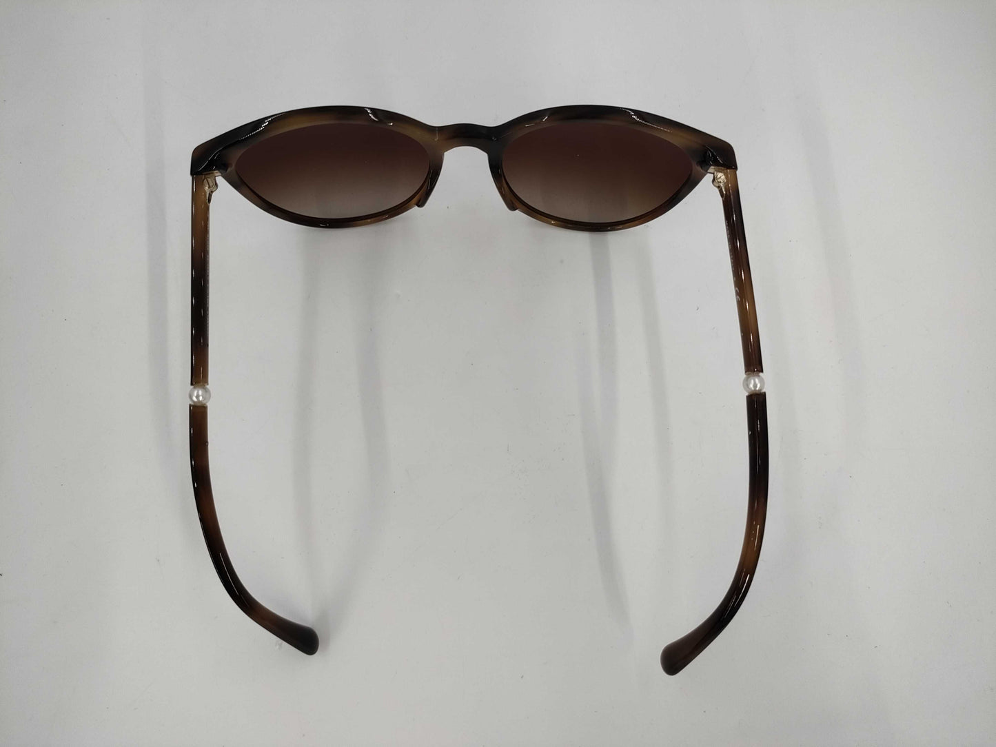 CHANEL Chanel 5394 Faux Pearl Brown Sunglasses Sunglasses & Glasses