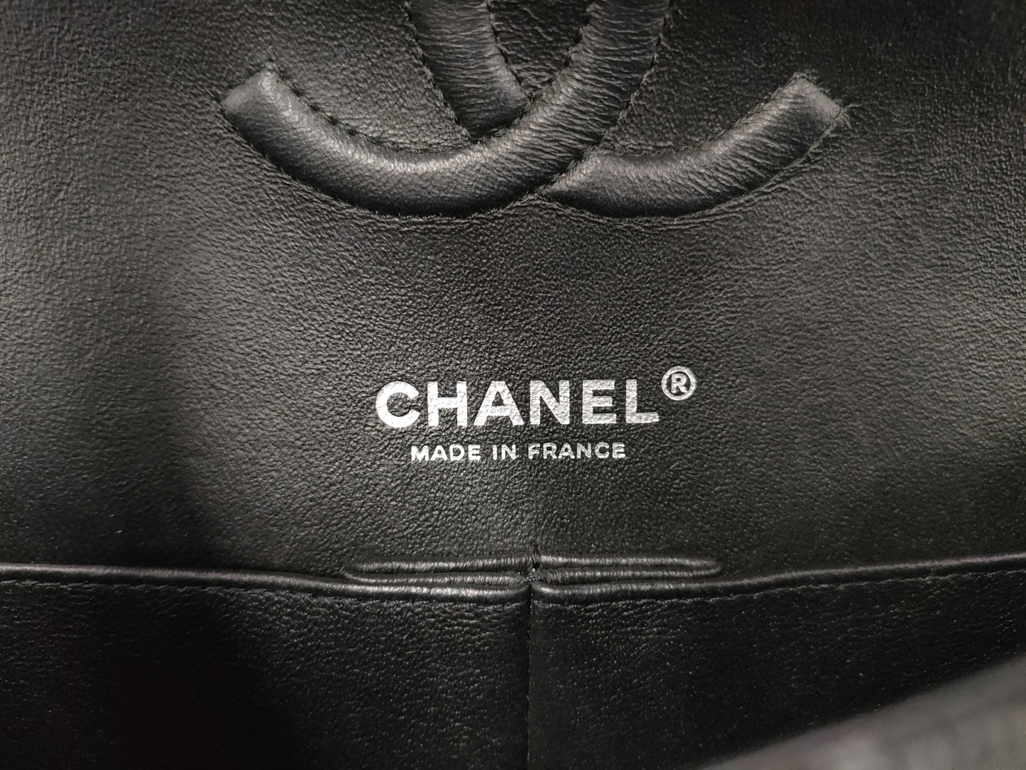 CHANEL Double Flap Denim Gray SS Shoulder Bag