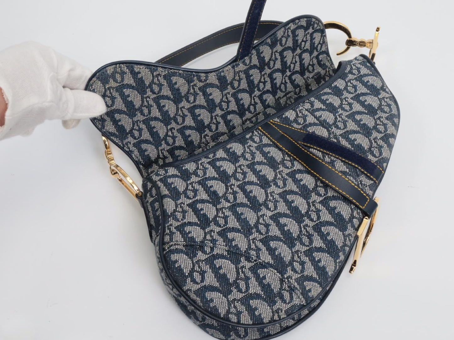 Dior Saddle Bag Navy Shoulder Bag