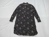 SAINT LAURENT PARIS current tag star print maxi long black dress