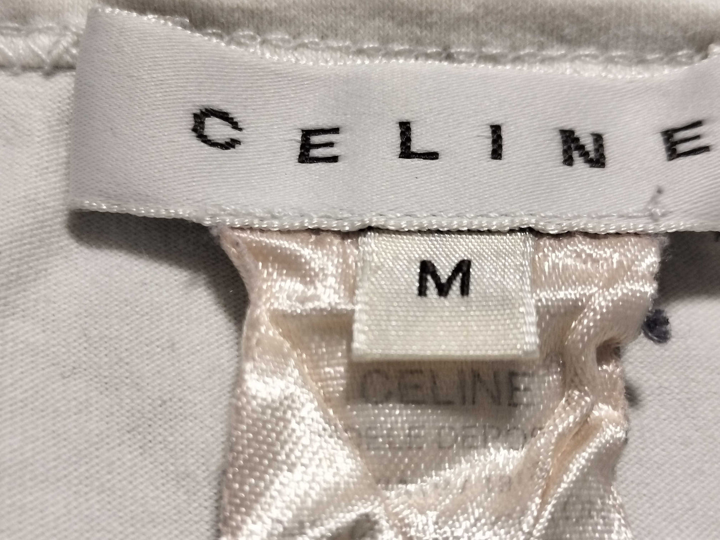 CELINE Triomphe Large Logo Sequin T-Shirt