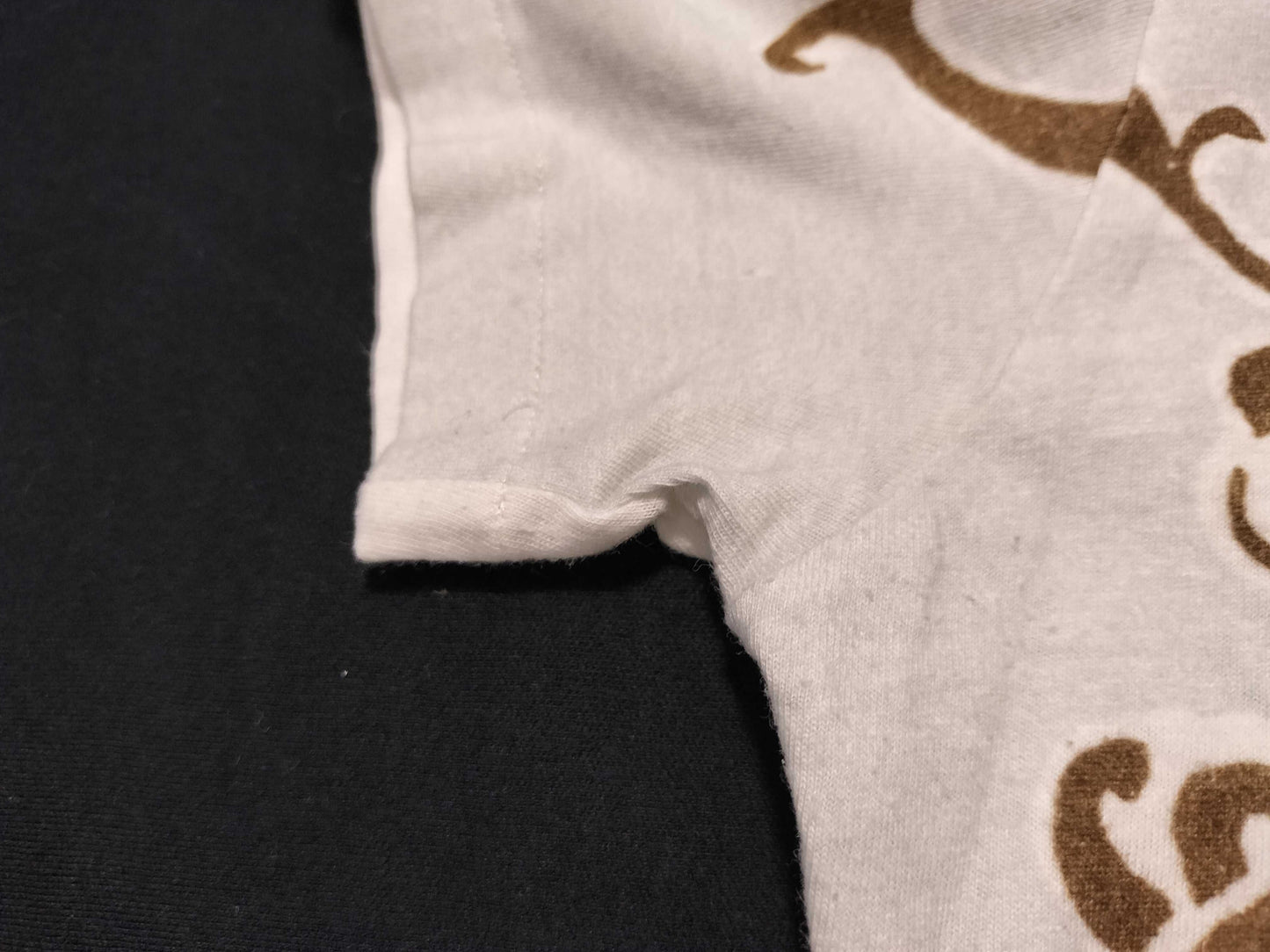 Christian Dior Linen CD Bee Back Logo T-Shirt with Current Dior Tag