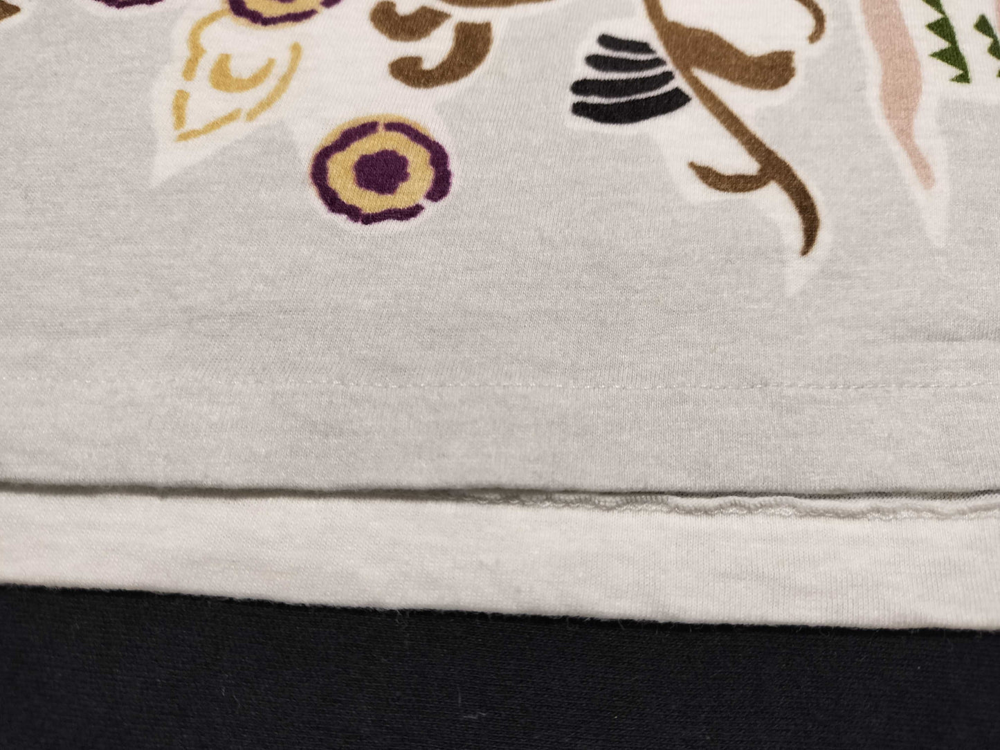 Christian Dior Linen CD Bee Back Logo T-Shirt with Current Dior Tag