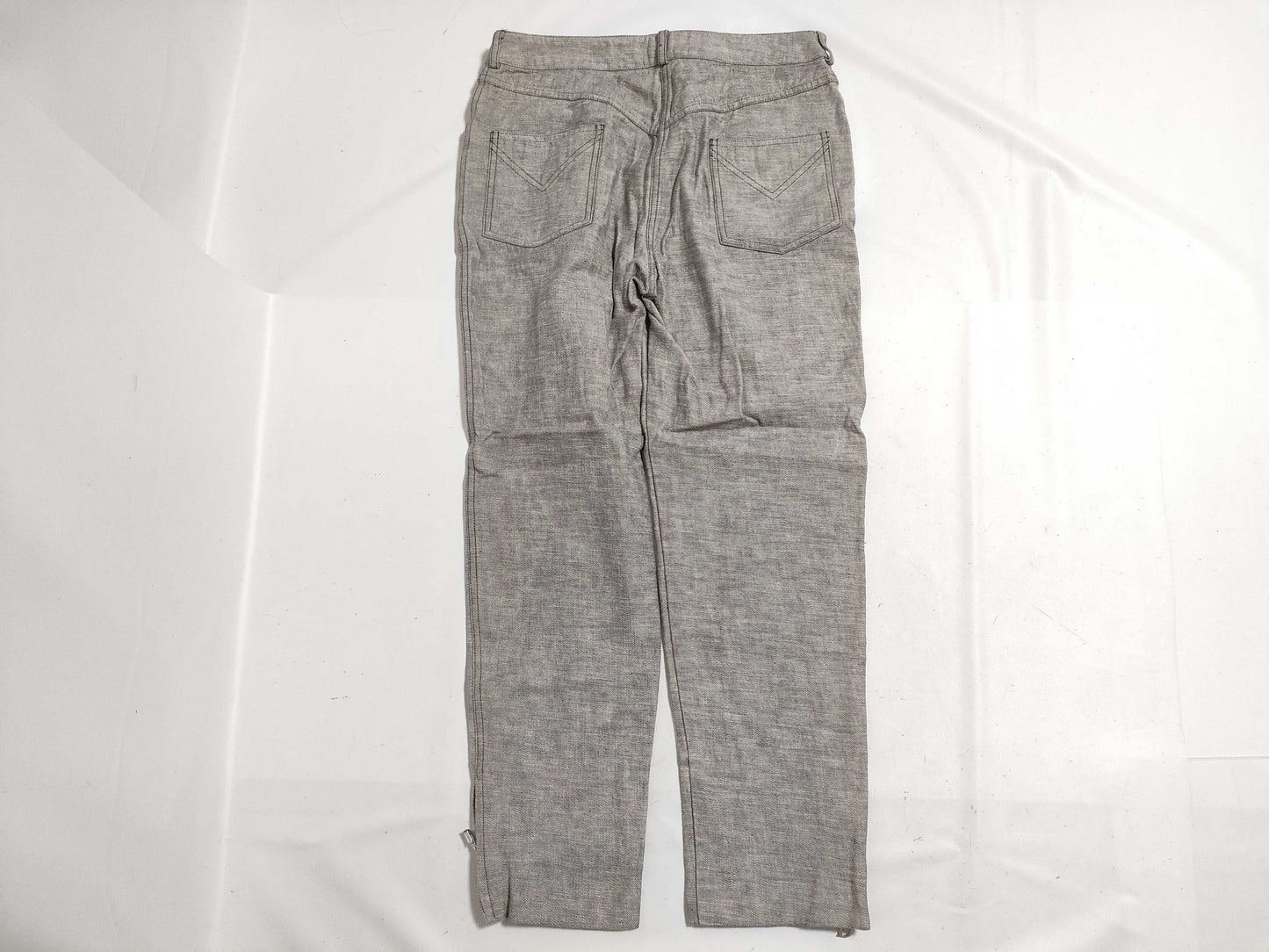 Christian Dior Galliano-era denim pants with D logo hardware