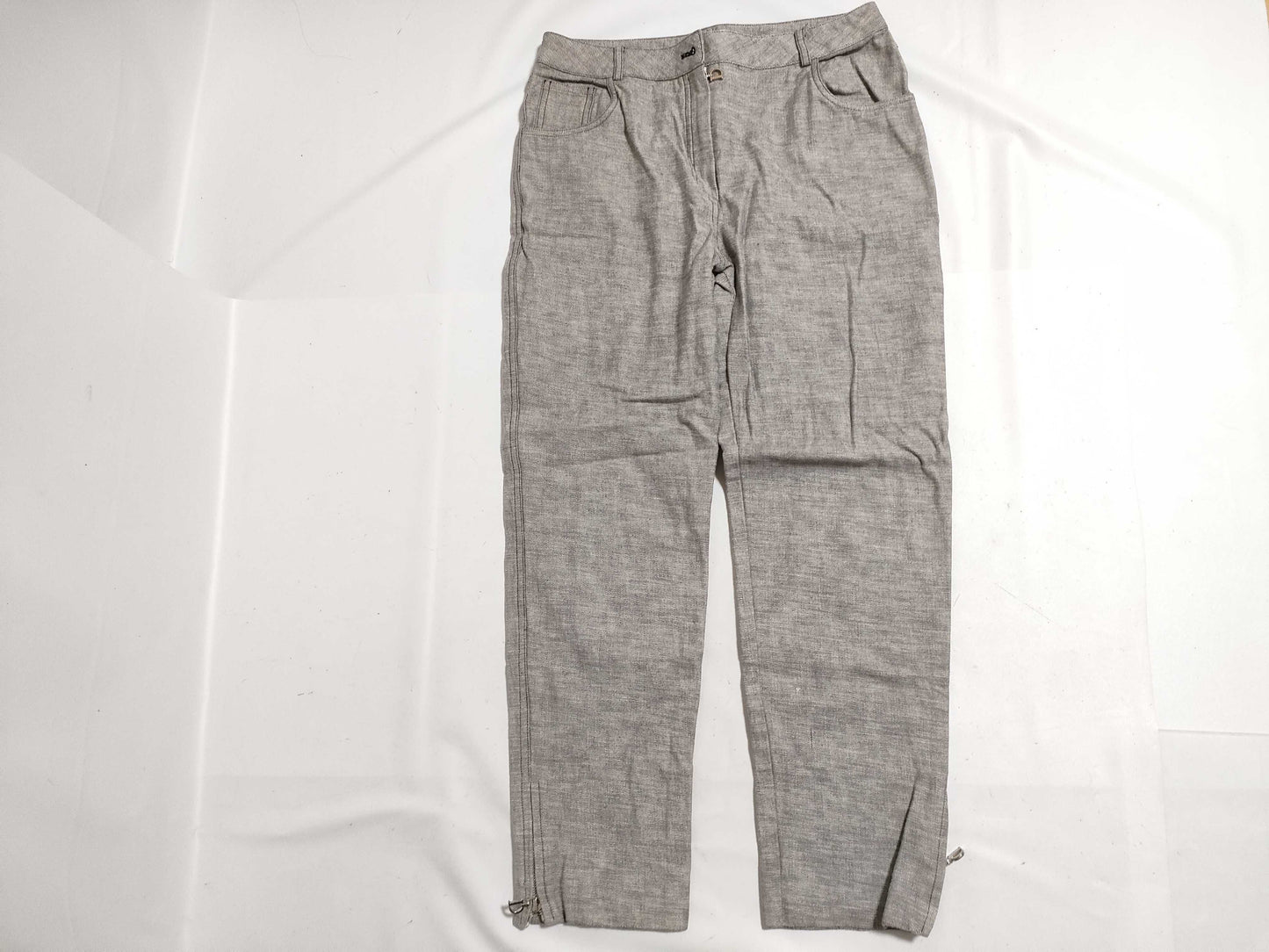 Christian Dior Galliano-era denim pants with D logo hardware