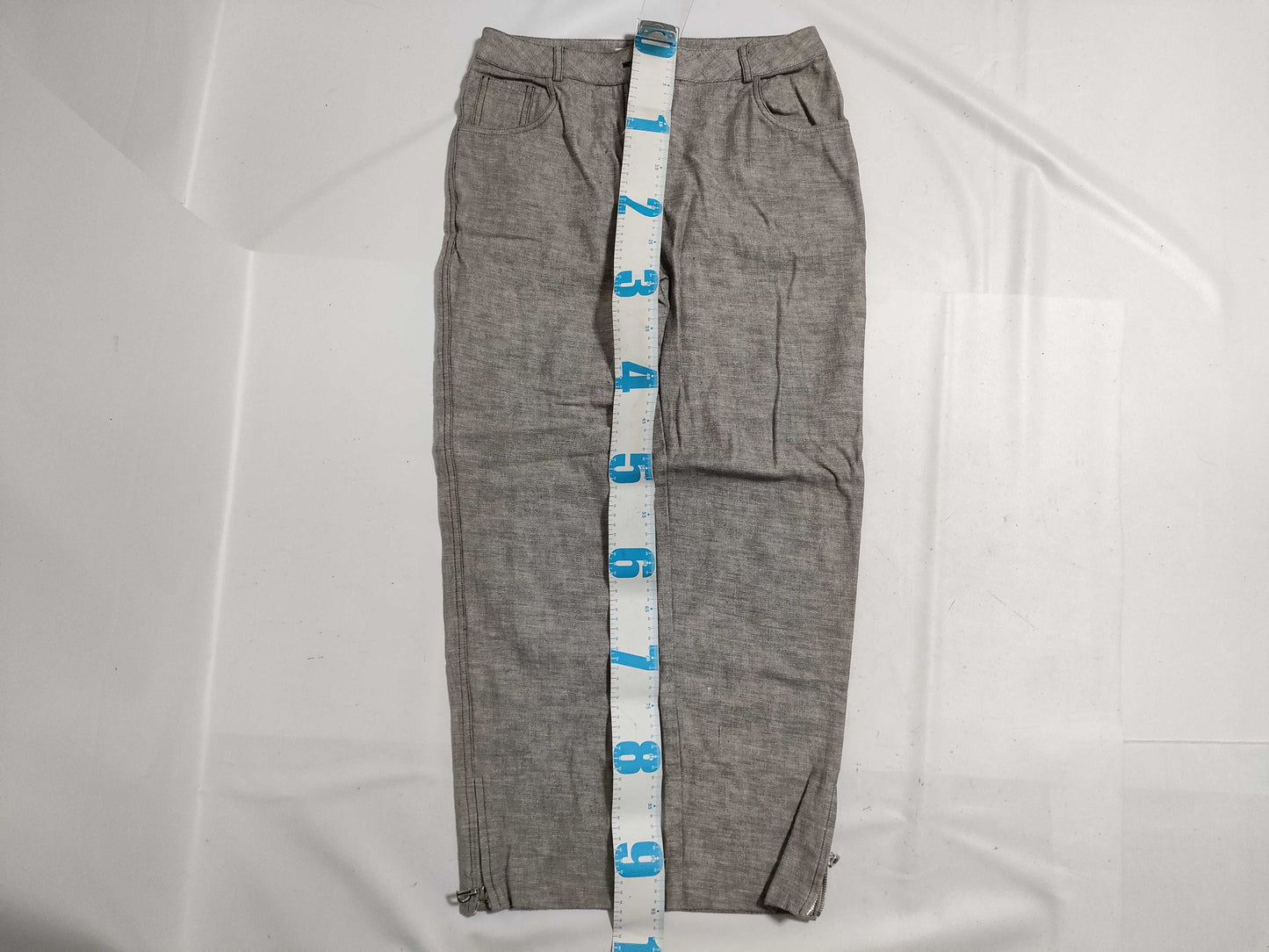 Christian Dior Galliano-era denim pants with D logo hardware