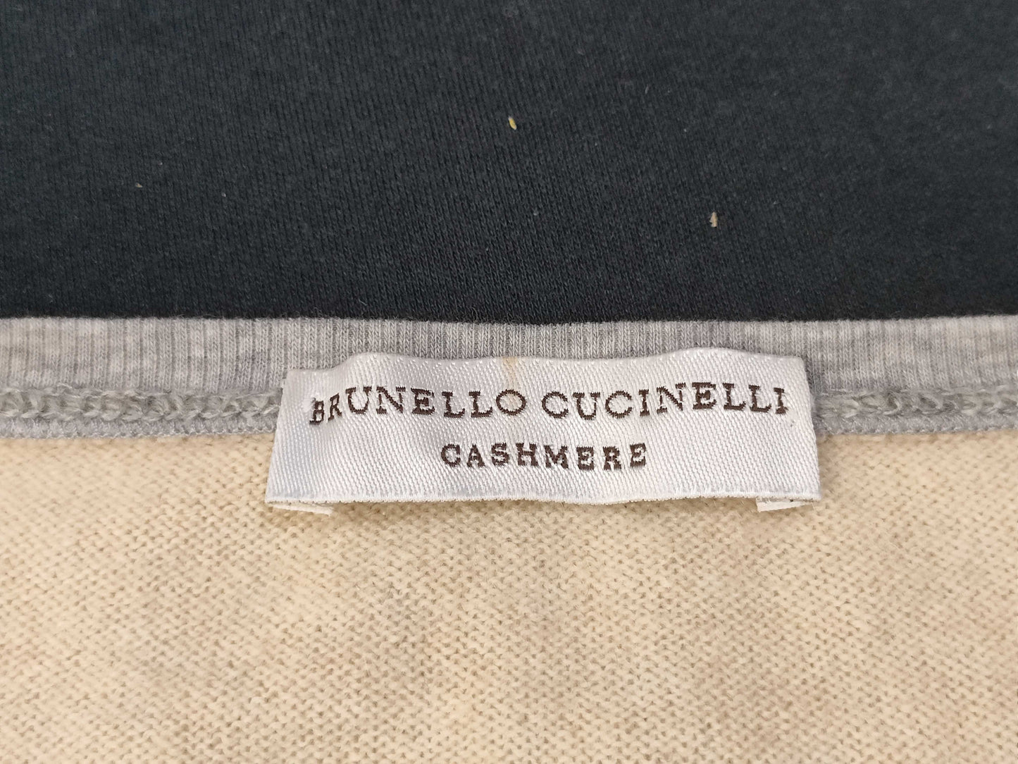 Men's Cashmere Brunello Cucinelli Short Sleeve Knit Top, Size L