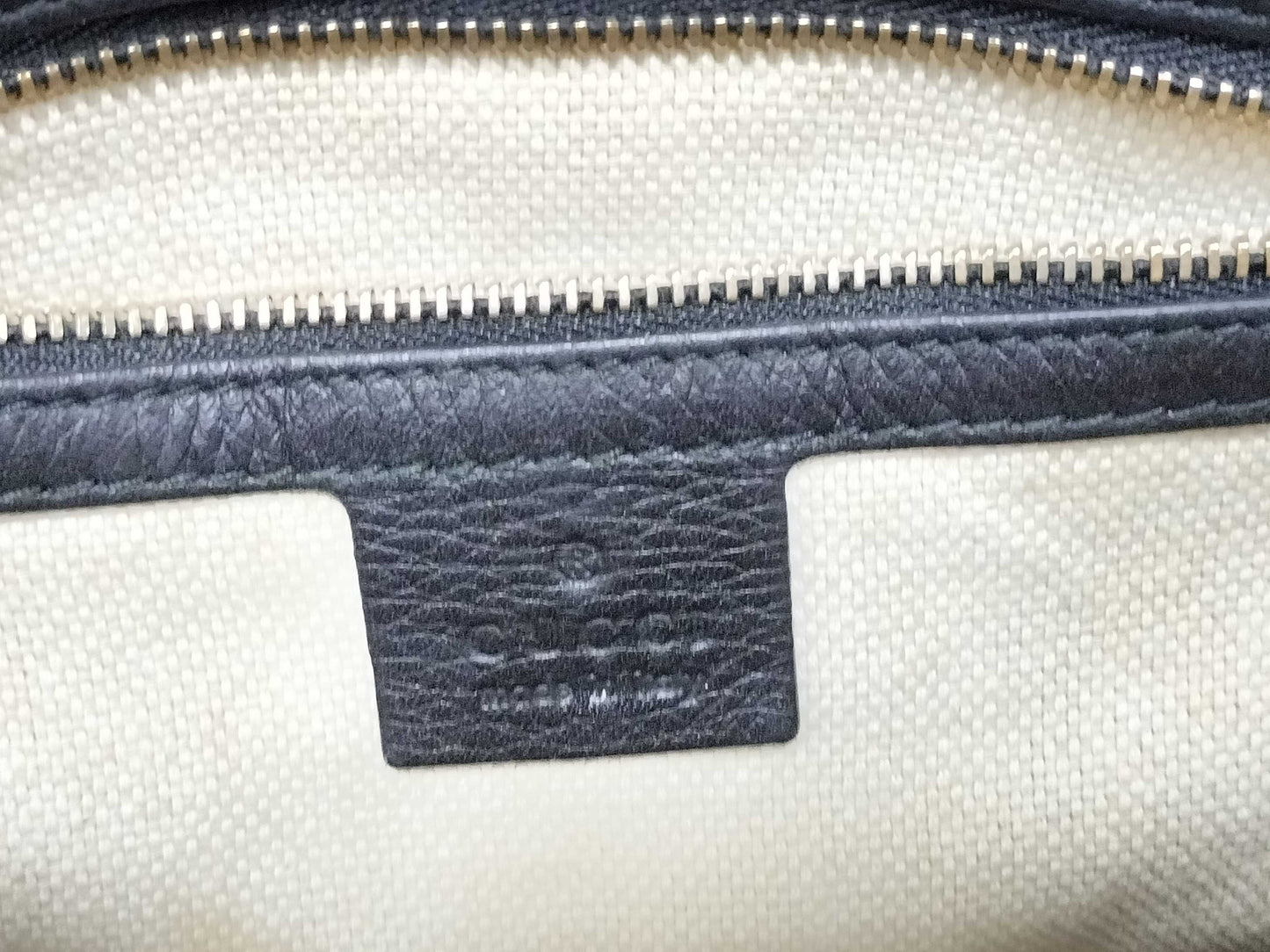 GUCCI 2-Way Black Fringe Leather Handbag