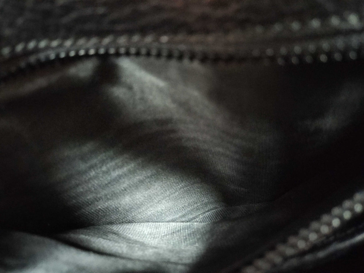 CELINE Gancini Chain Black Handbag