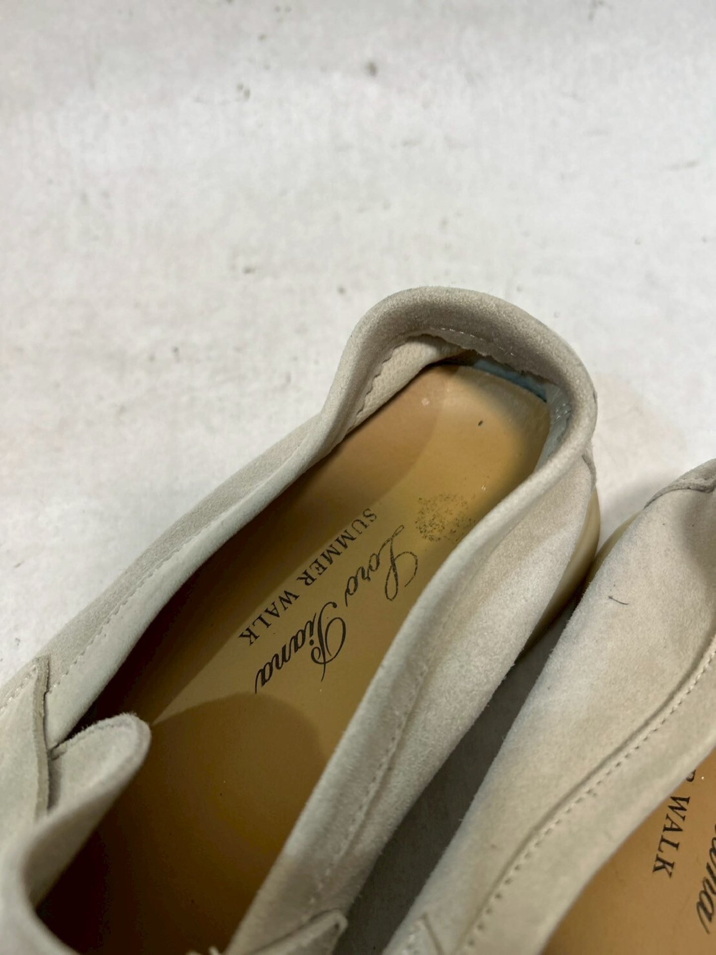 Loro Piana Leather Luxury Driving Shoes Loafers Leather Shoes Size 36 1/2 Loafers