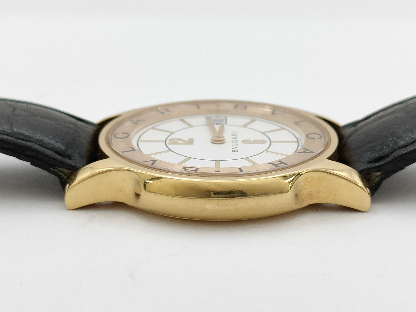 BVLGARI Solotempo ST35G M0778 Quartz 18K Gold Boys' Watch