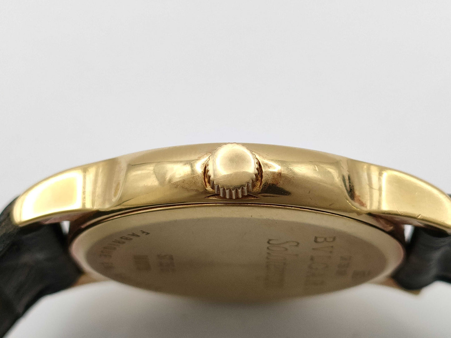 BVLGARI Solotempo ST35G M0778 Quartz 18K Gold Boys' Watch