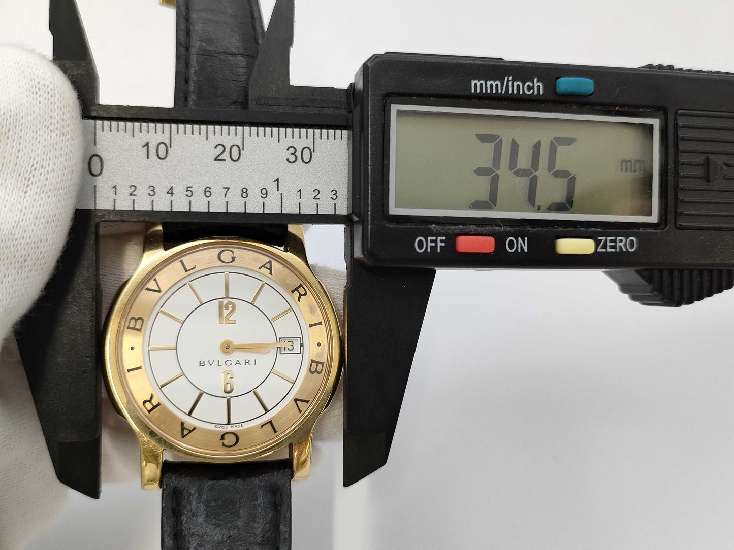 BVLGARI Solotempo ST35G M0778 Quartz 18K Gold Boys' Watch