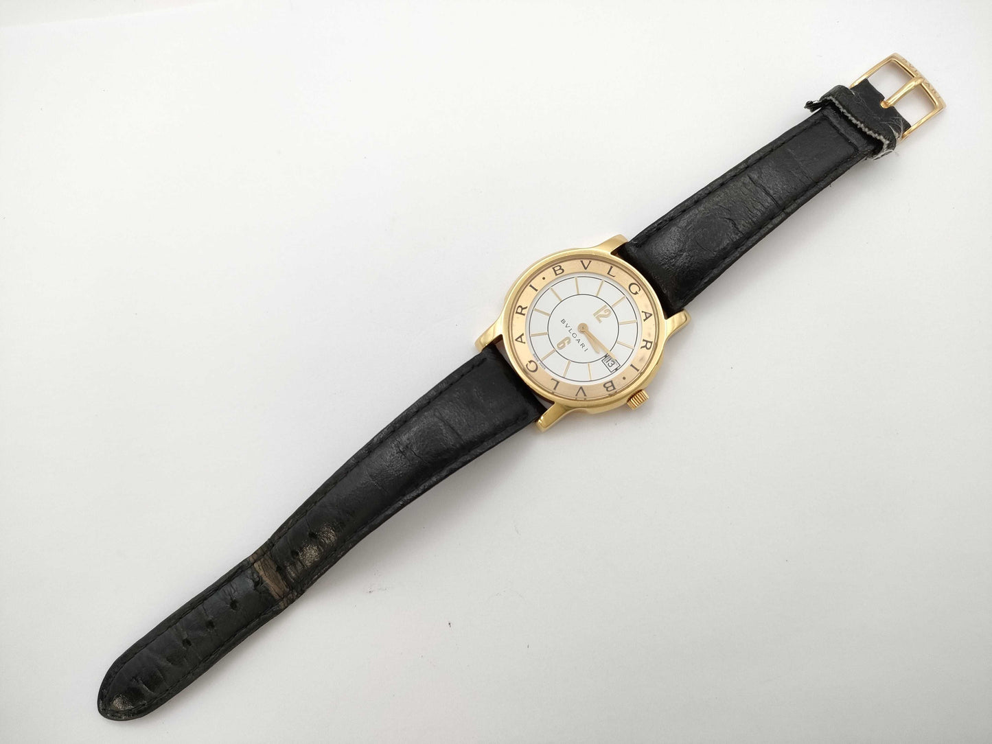 BVLGARI Solotempo ST35G M0778 Quartz 18K Gold Boys' Watch