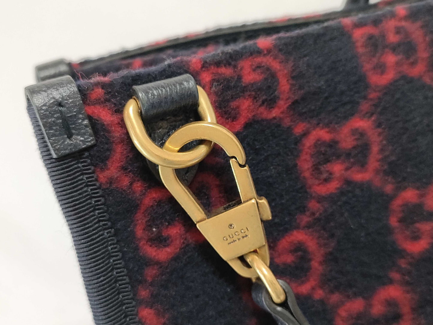 GUCCI GG Wool Tote Bag 598169 Tote Bag
