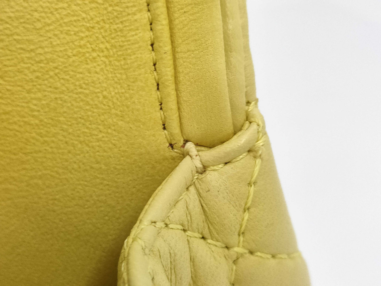 CHANEL Matelasse Chain Shoulder Bag, Yellow, 12846525