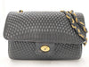 BALLY Chain Shoulder Bag Black Quilted Bag