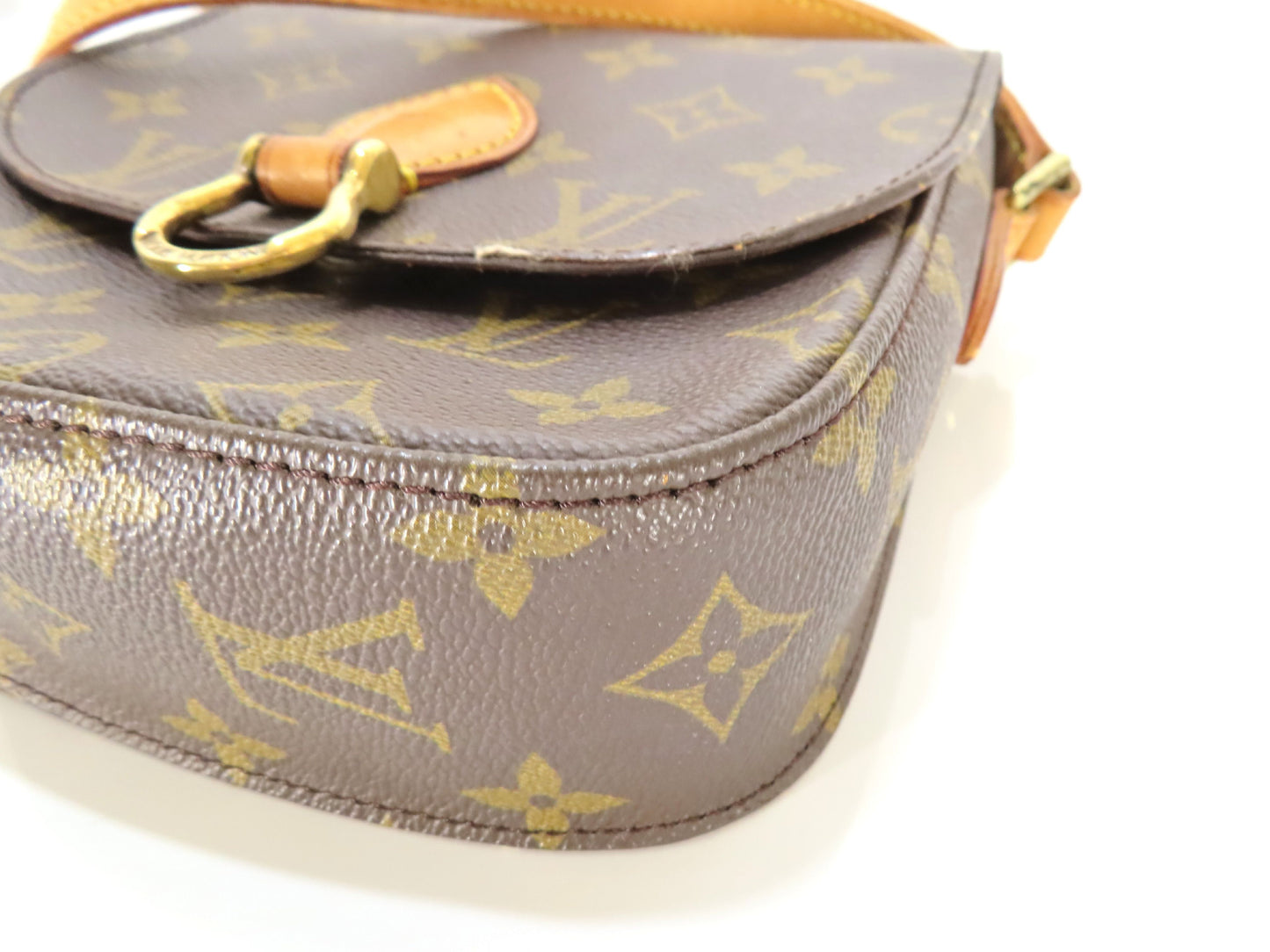 LOUIS VUITTON Monogram Mini Saint-Cloud M51244 Monogram Shoulder Bag