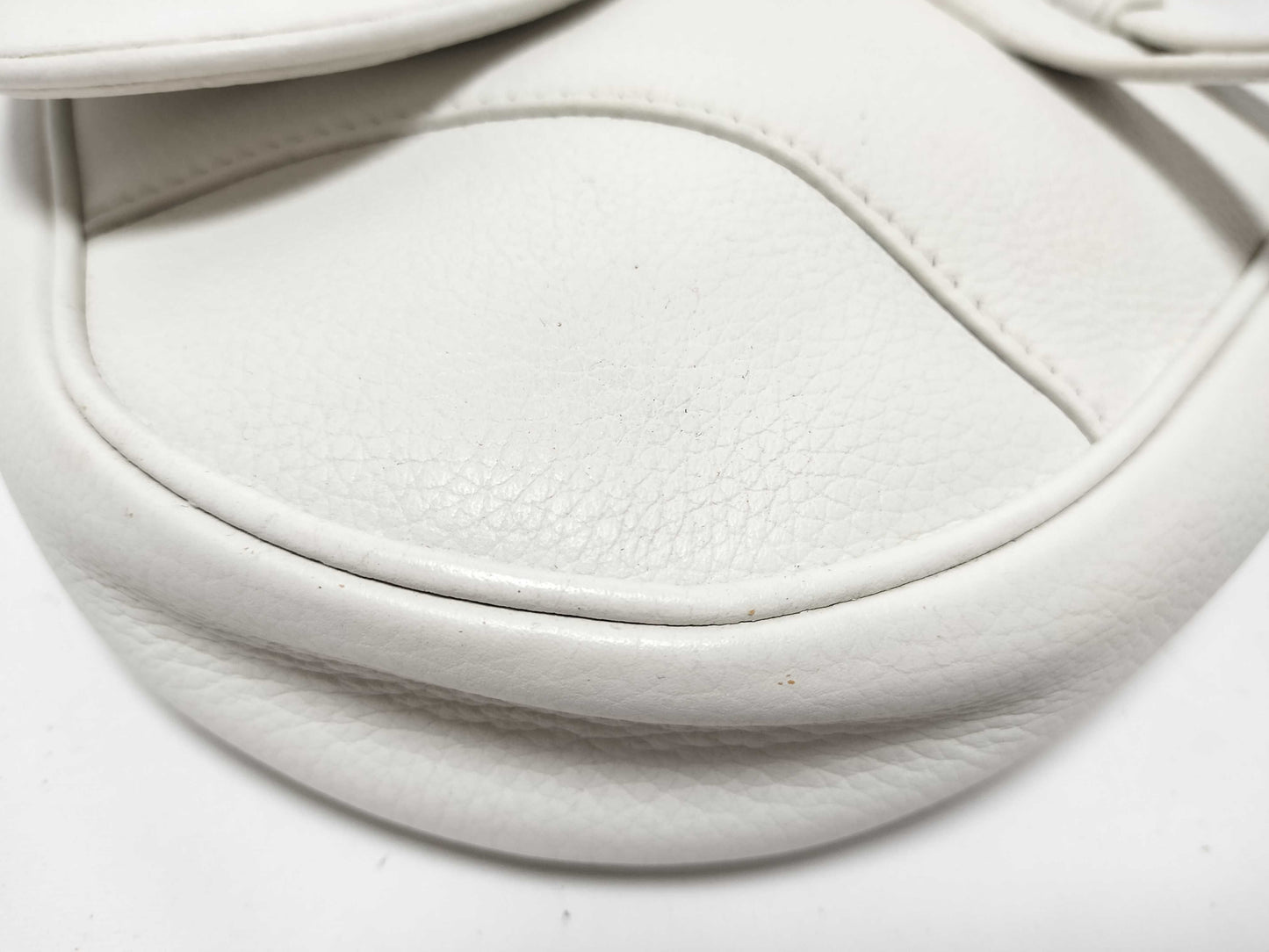 Dior Saddle Bag Leather White Shoulder Bag
