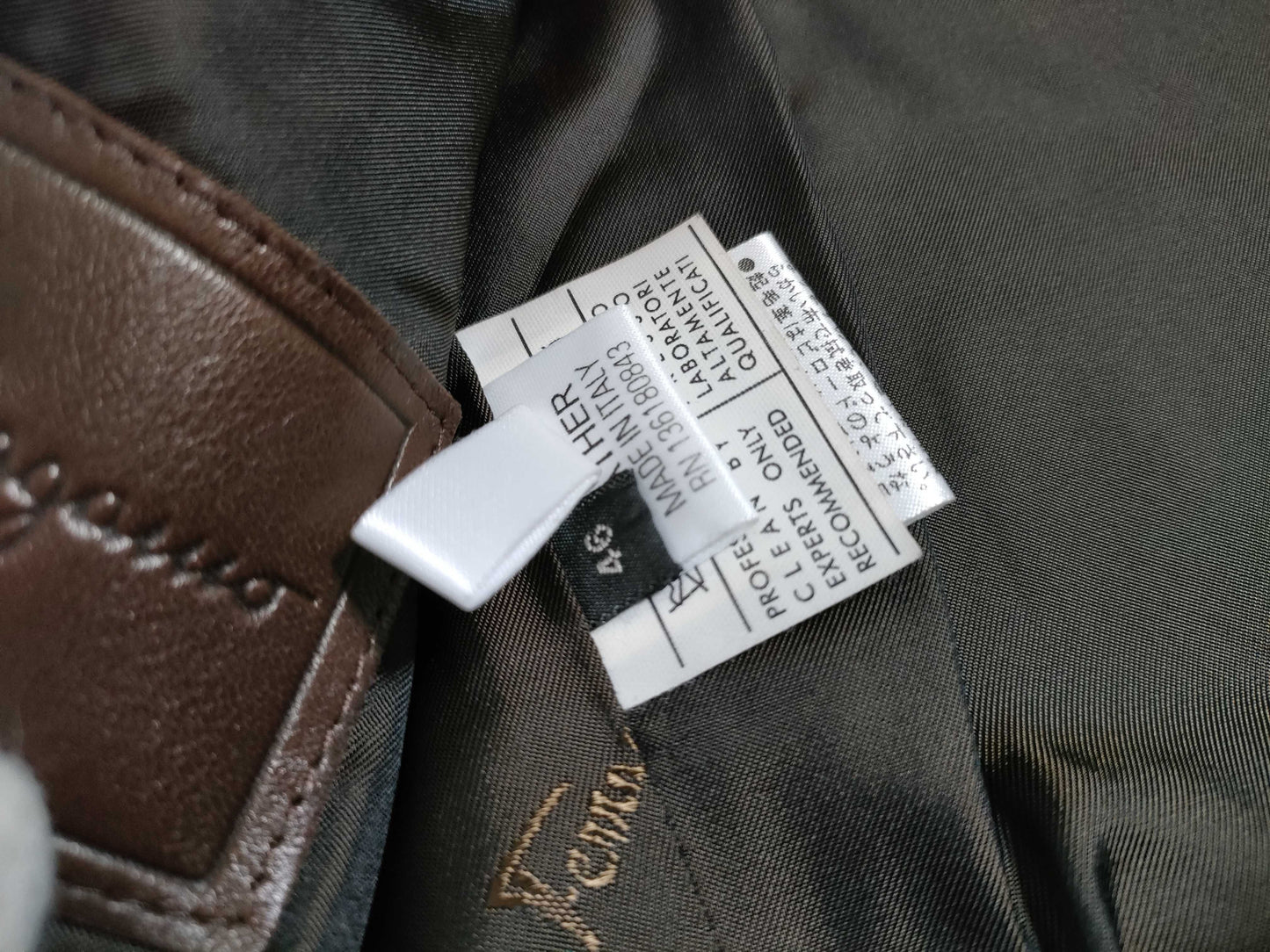 Salvatore Ferragamo Gancini Leather Jacket, Lambskin with Gancini Hardware