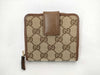 GUCCI GG Canvas Bifold Wallet with Round Zip