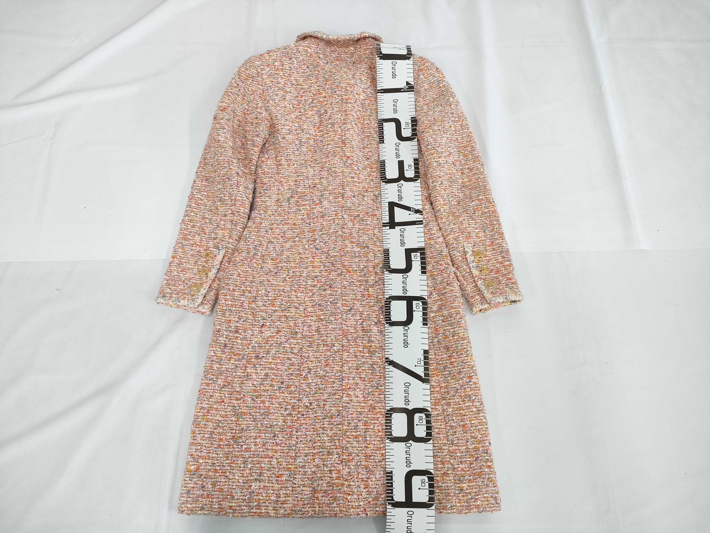 CHANEL Fancy Tweed 97P Coat Size 36