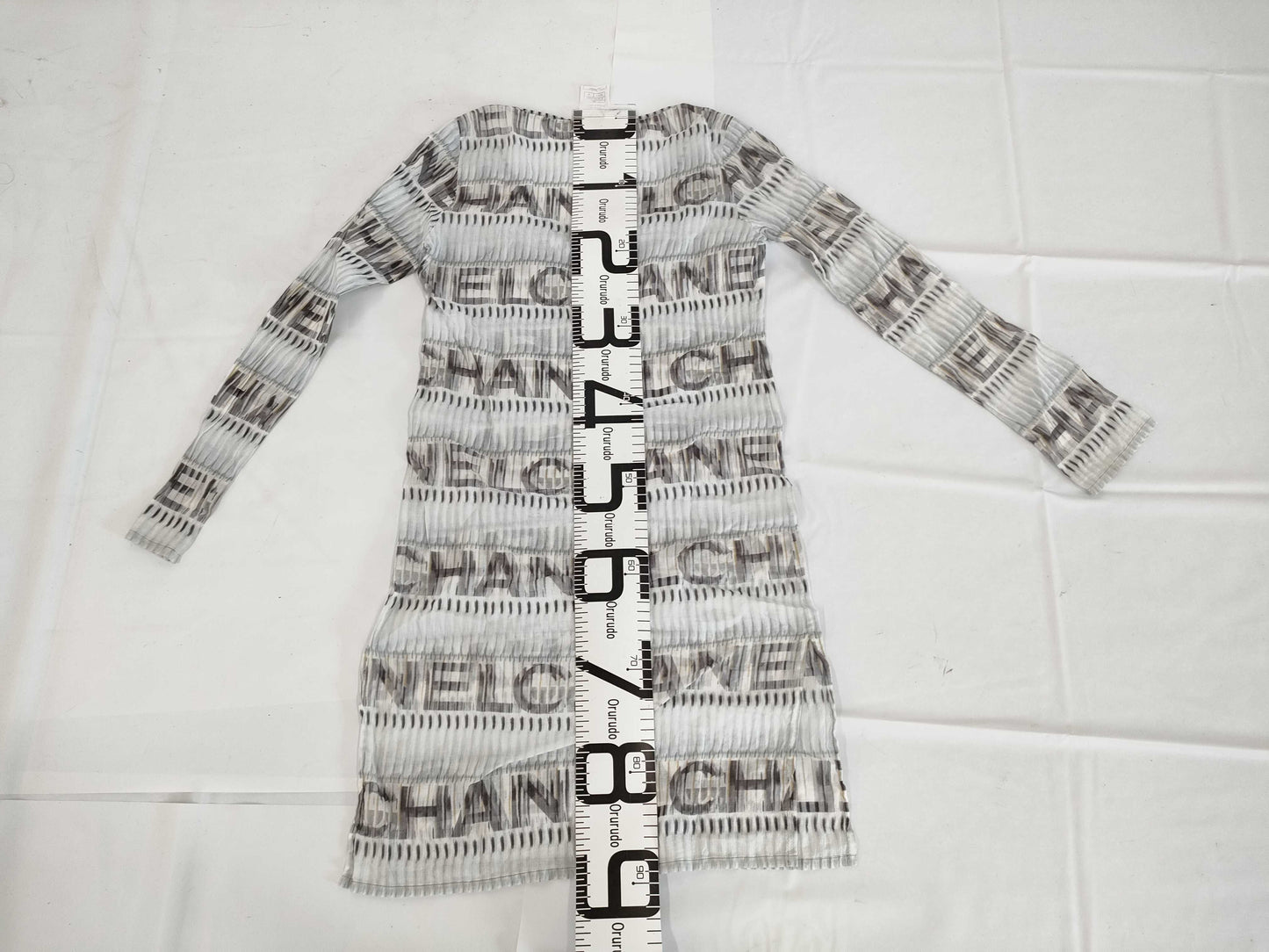CHANEL Summer Dress Logo 2005 Runway Model Size 36 Dress