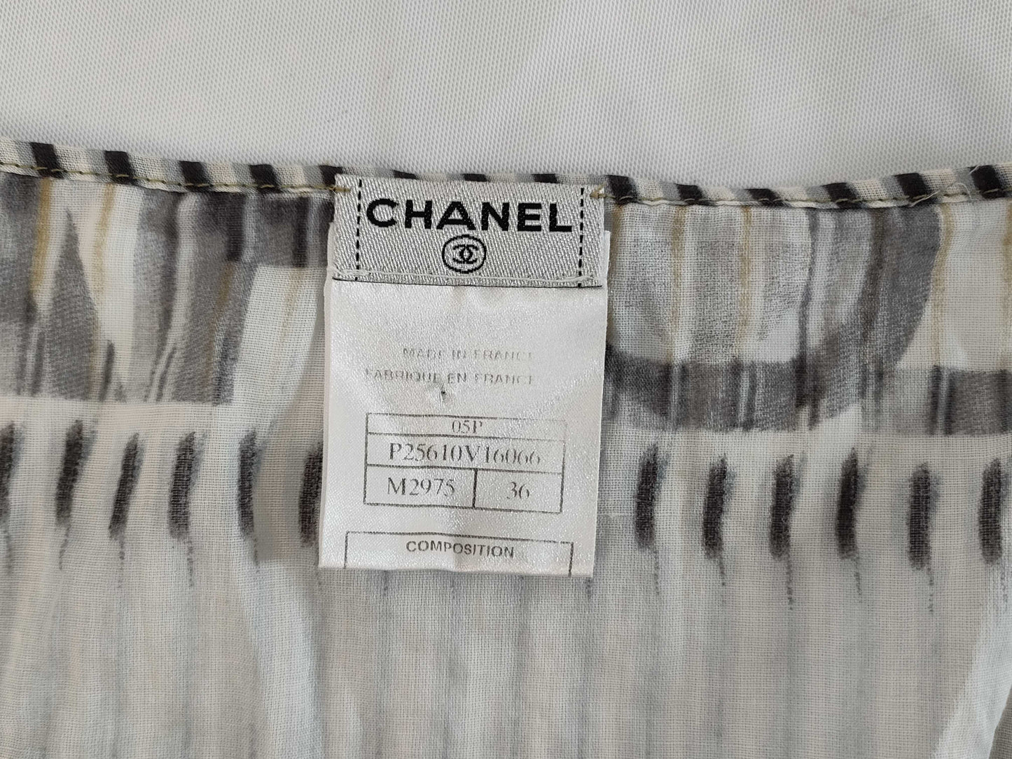 CHANEL Summer Dress Logo 2005 Runway Model Size 36 Dress