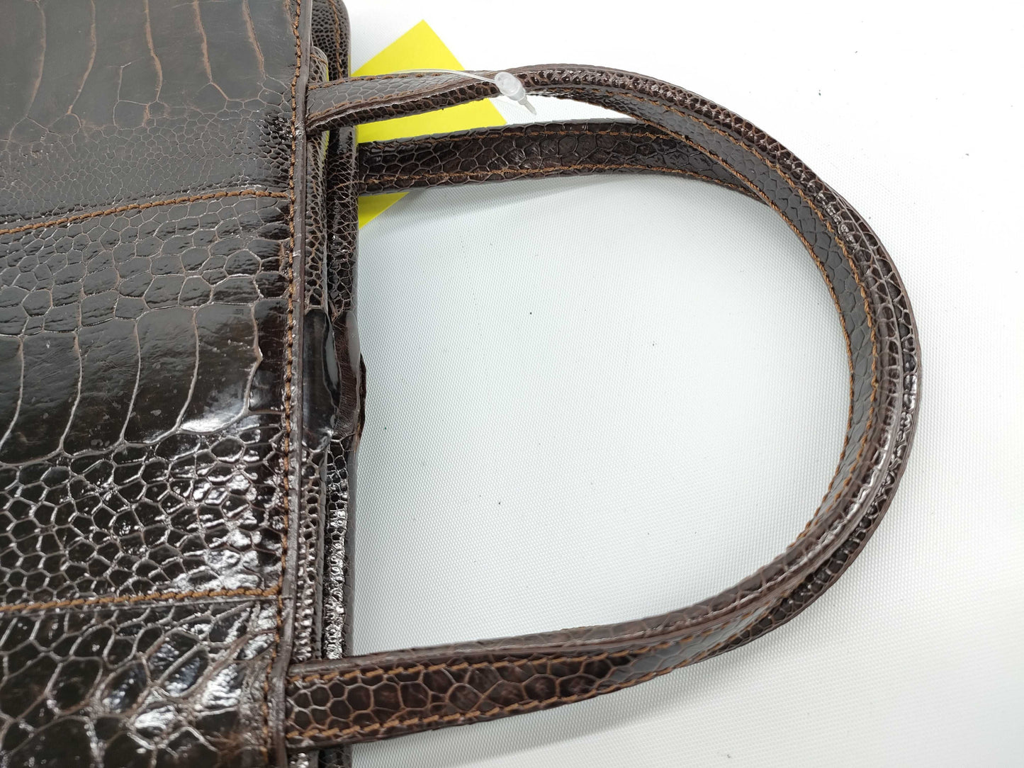 LOEWE Crocodile Handbag Brown Handbag