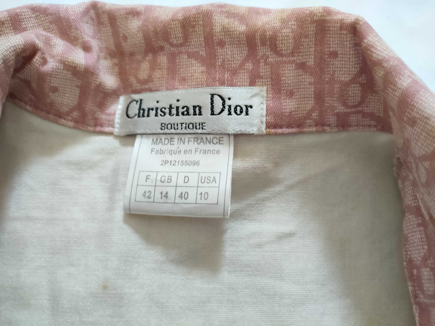 Dior Christian Dior Galliano-era Trotter Denim Jacket