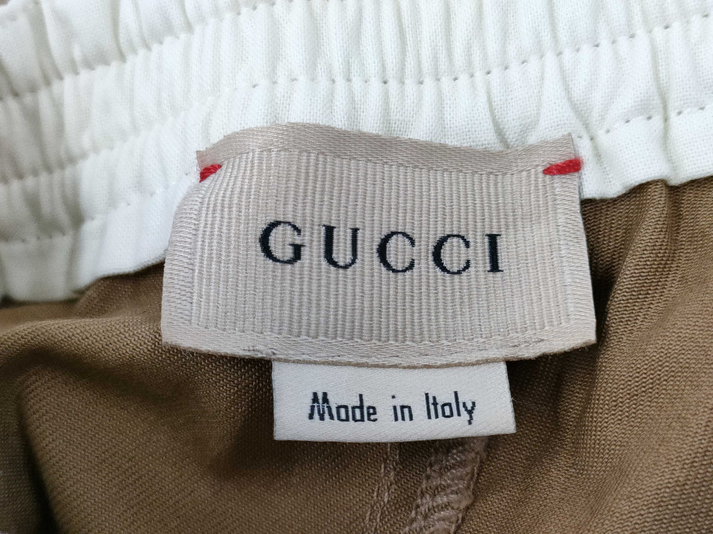 GUCCI Kids' Cotton Cargo Pants, Sherry Line, Brown, Size 8