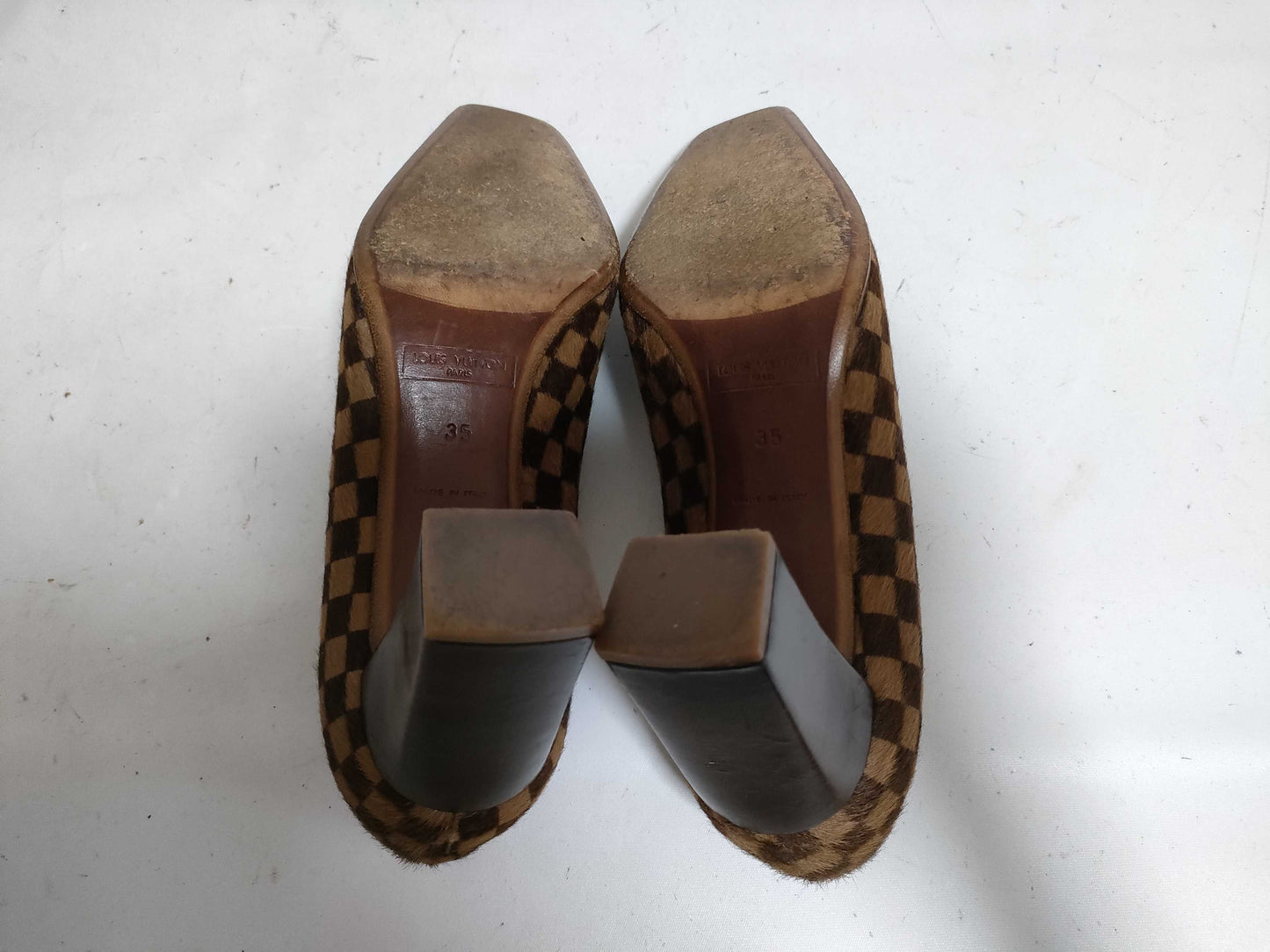 LOUIS VUITTON Damier Louis Vuitton Pumps