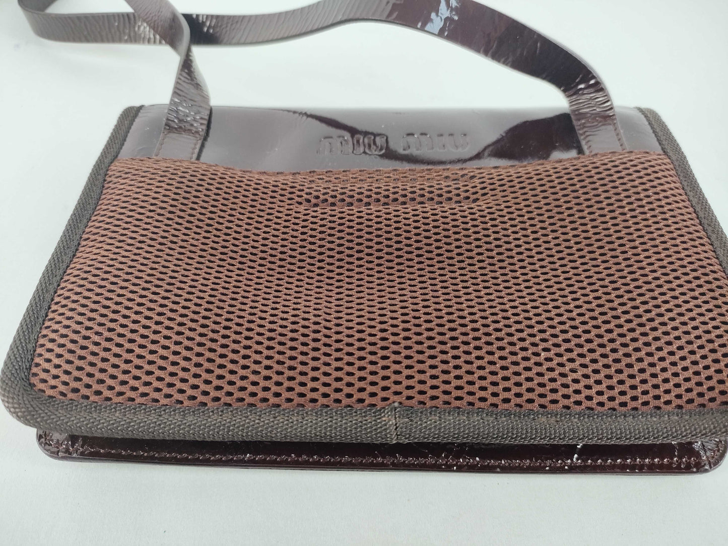 Miu Miu Archive 90s Enamel Hologram Shoulder Bag 99AW HOLOGRAPHIC Archive SHOLDER BAG holographic bag shoulder bag
