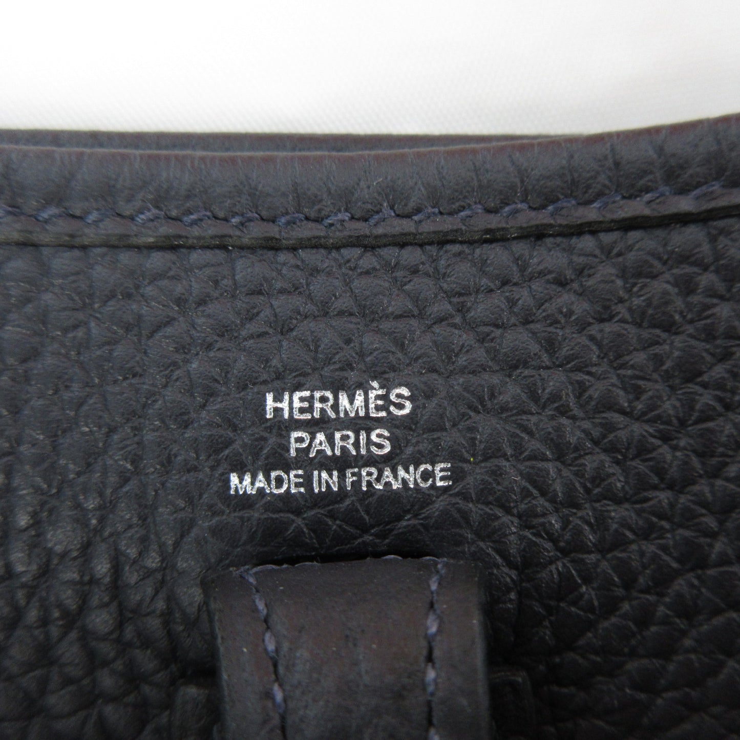 HERMES Unused, W-stamped Evelyn TPM 16 Caban Shoulder Bag with Silver Hardware and Rose Shocking Design.