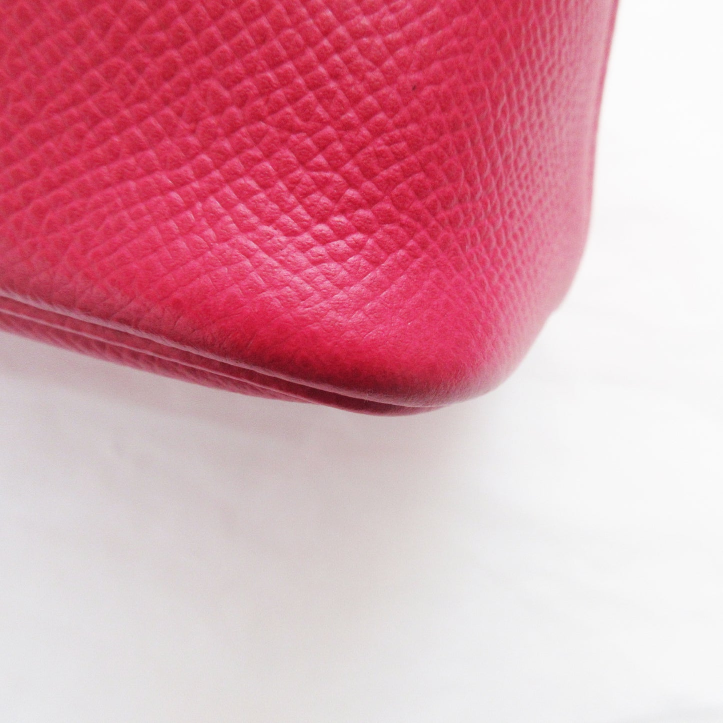 HERMES Z Stamp Bolide 27 Framboise Pink Epson Handbag Shoulder Bag