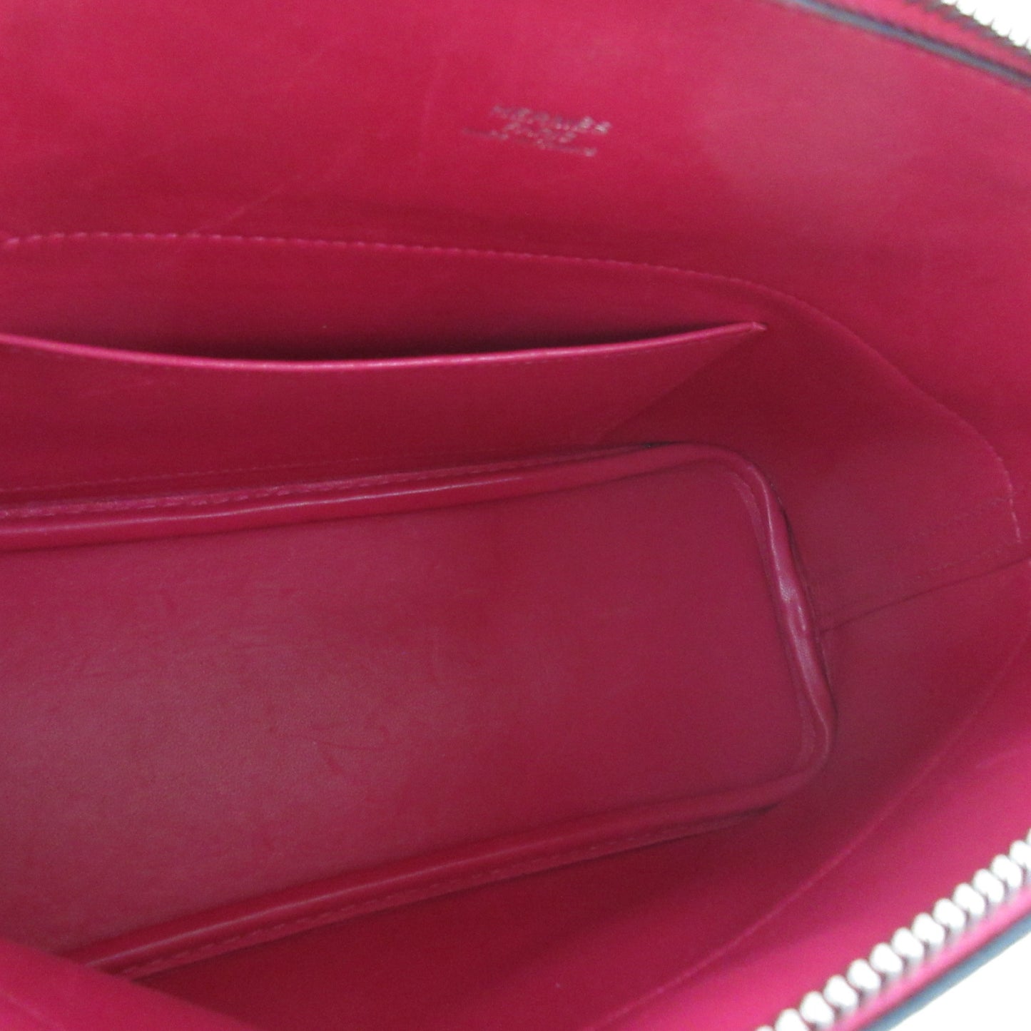 HERMES Z Stamp Bolide 27 Framboise Pink Epson Handbag Shoulder Bag
