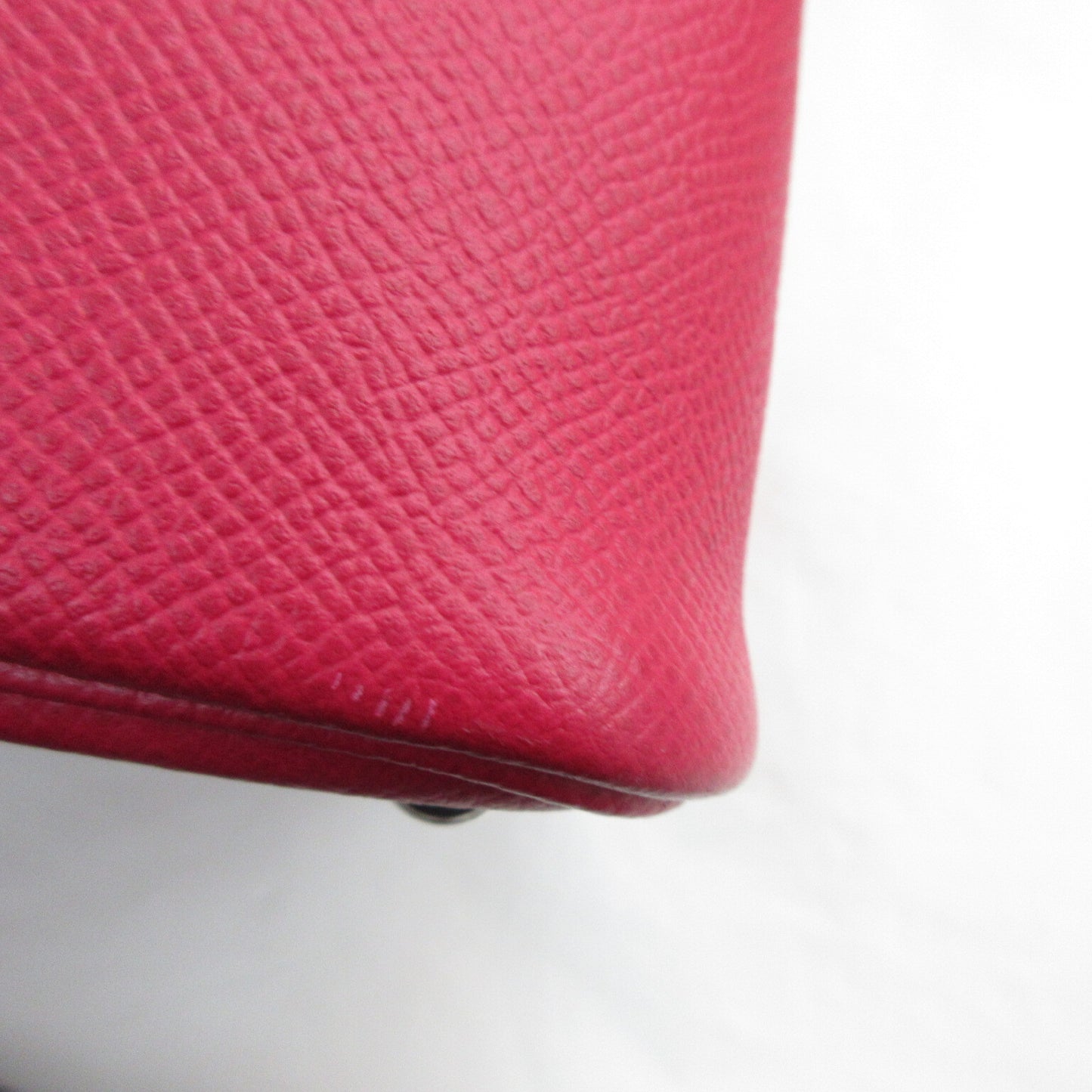 HERMES Z Stamp Bolide 27 Framboise Pink Epson Handbag Shoulder Bag