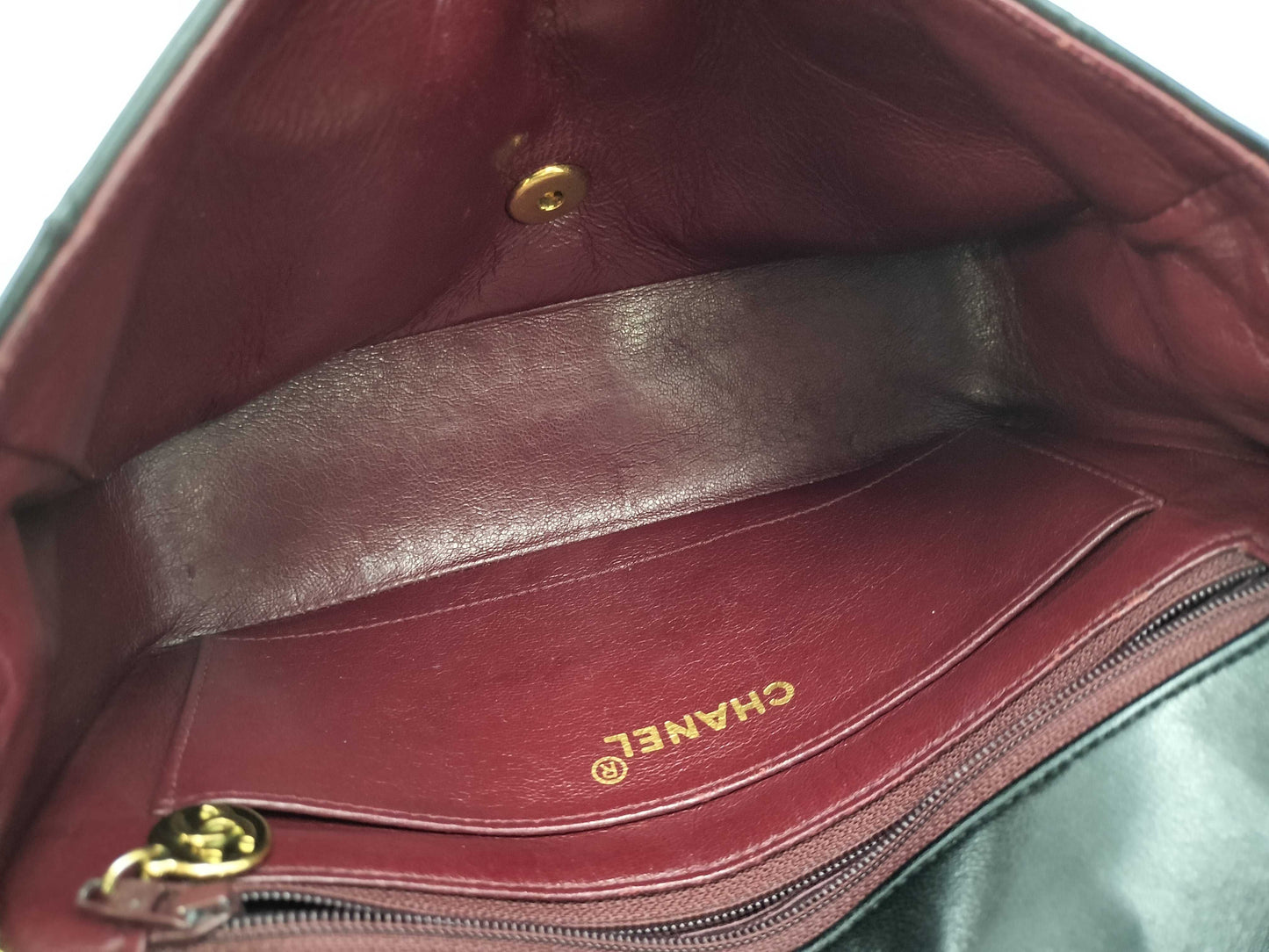CHANEL Matelasse Lamb Diana 22 Chain Shoulder Bag with Unclear Seal