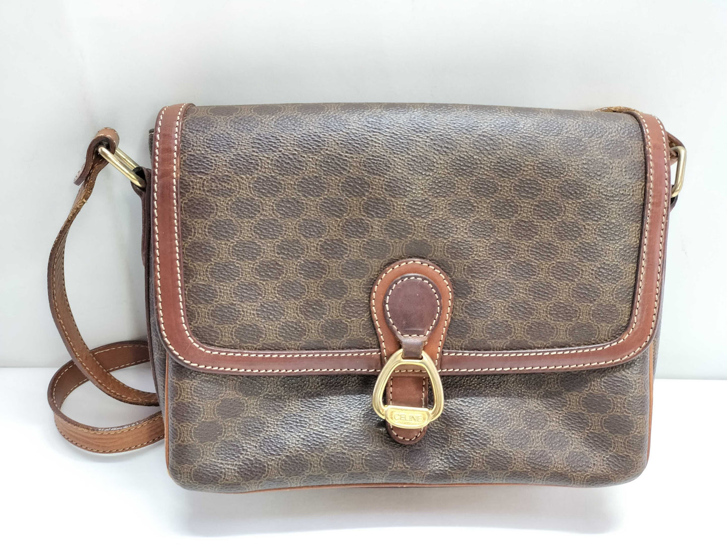 CELINE Macadam Shoulder Bag Shoulder Bag