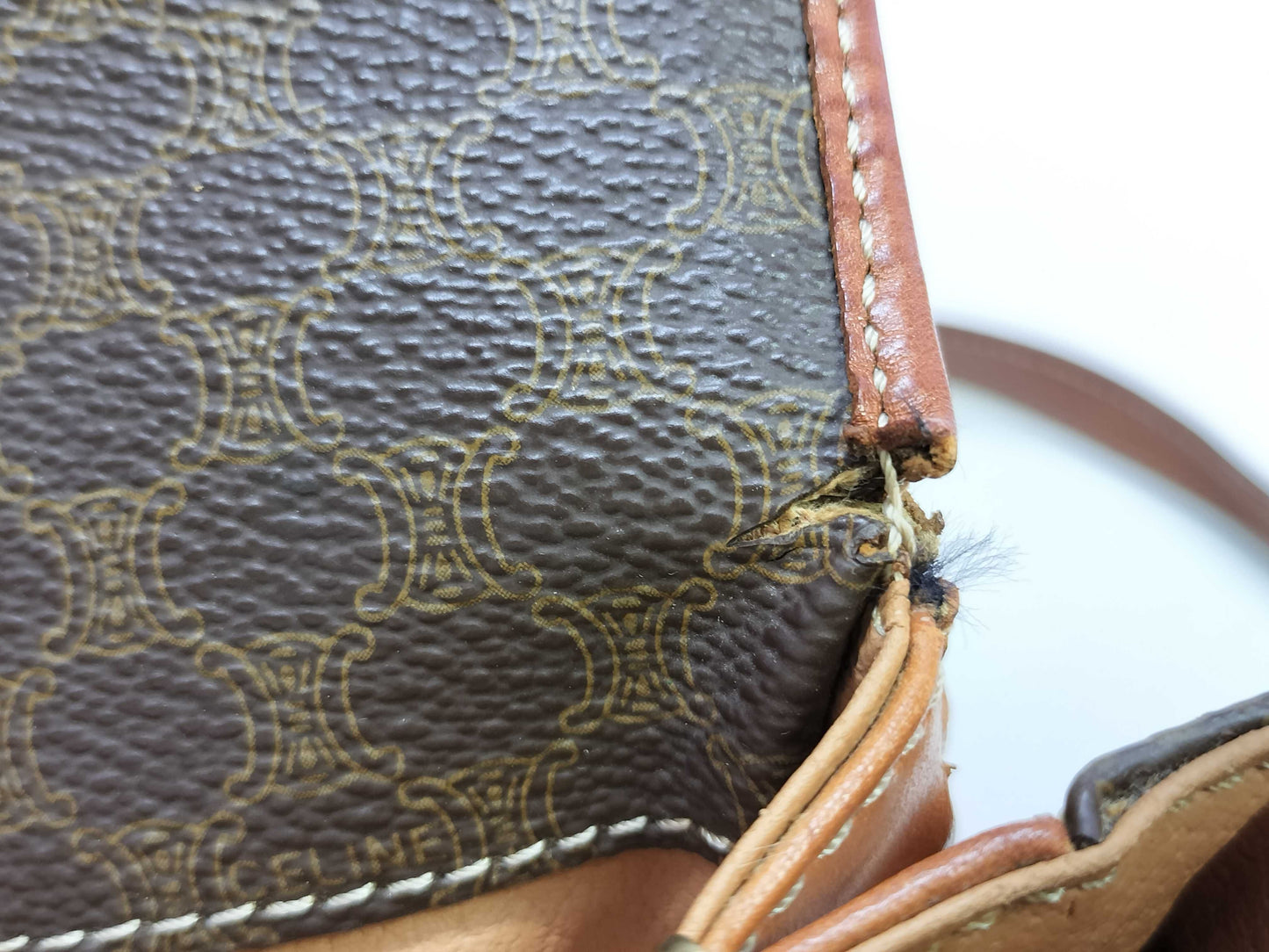CELINE Macadam Shoulder Bag Shoulder Bag