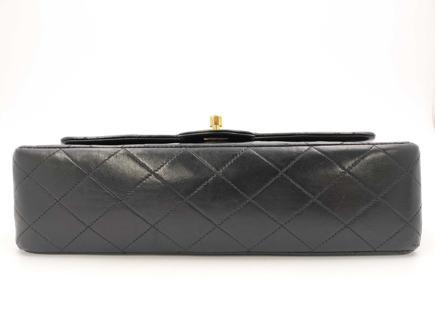 CHANEL Double Flap 25 Lamb Chain Shoulder Bag with Seal