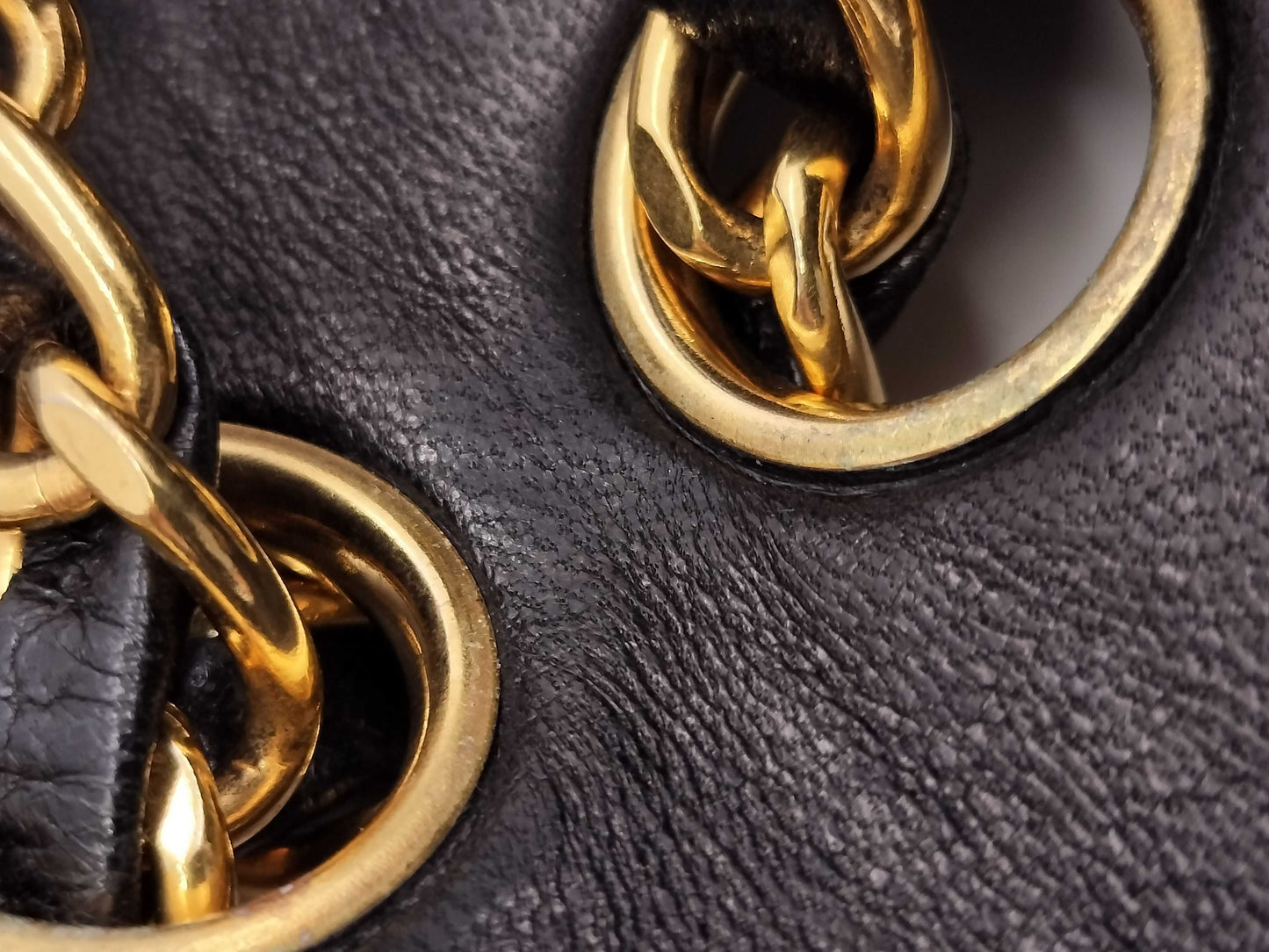 CHANEL Double Flap 25 Lamb Chain Shoulder Bag with Seal