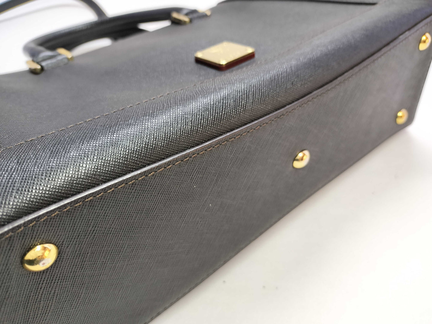 MCM Leather 2-Way Shoulder Bag with Strap