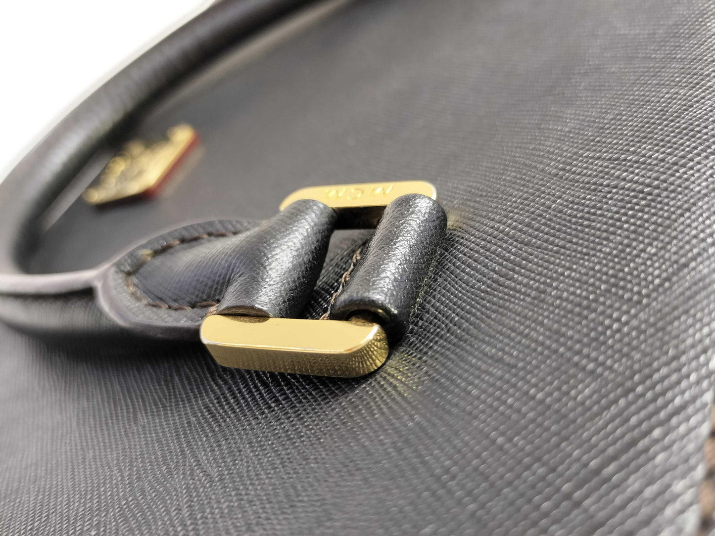 MCM Leather 2-Way Shoulder Bag with Strap