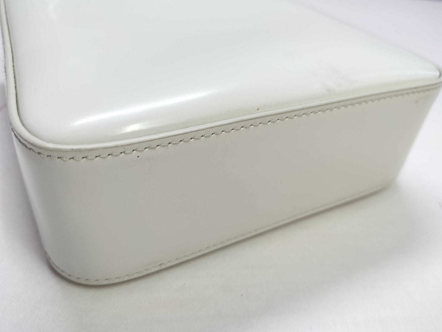 PRADA Brushed Leather Small 2-Way Handbag with Strap