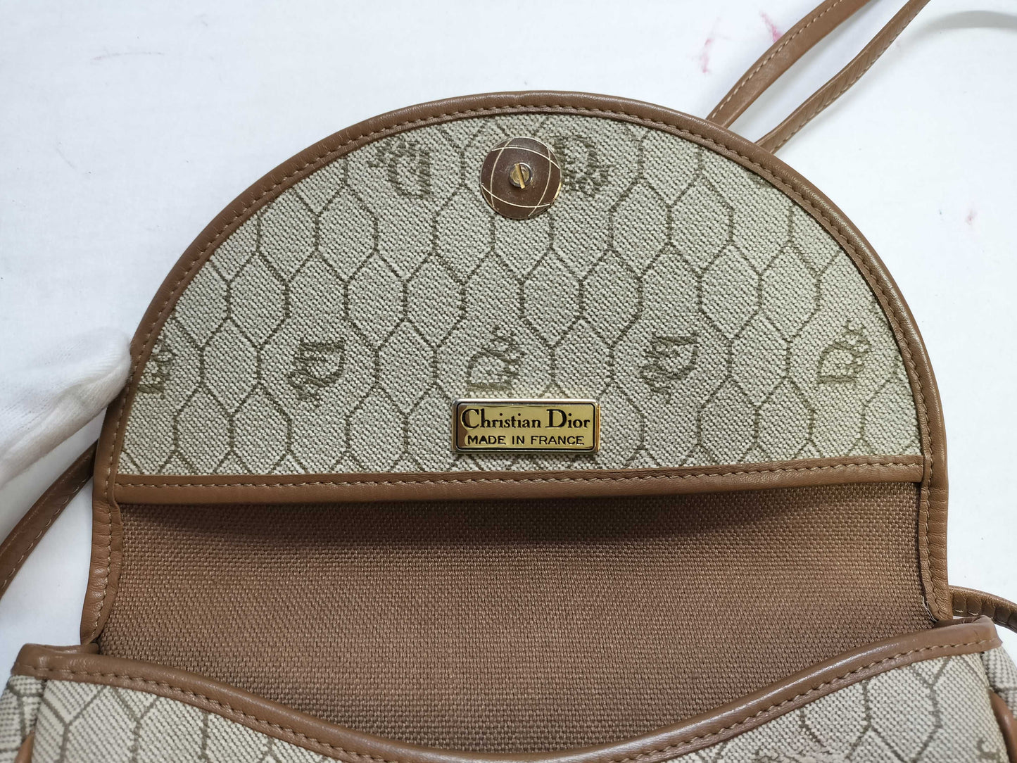 Dior Honeycomb PVC Shoulder Bag