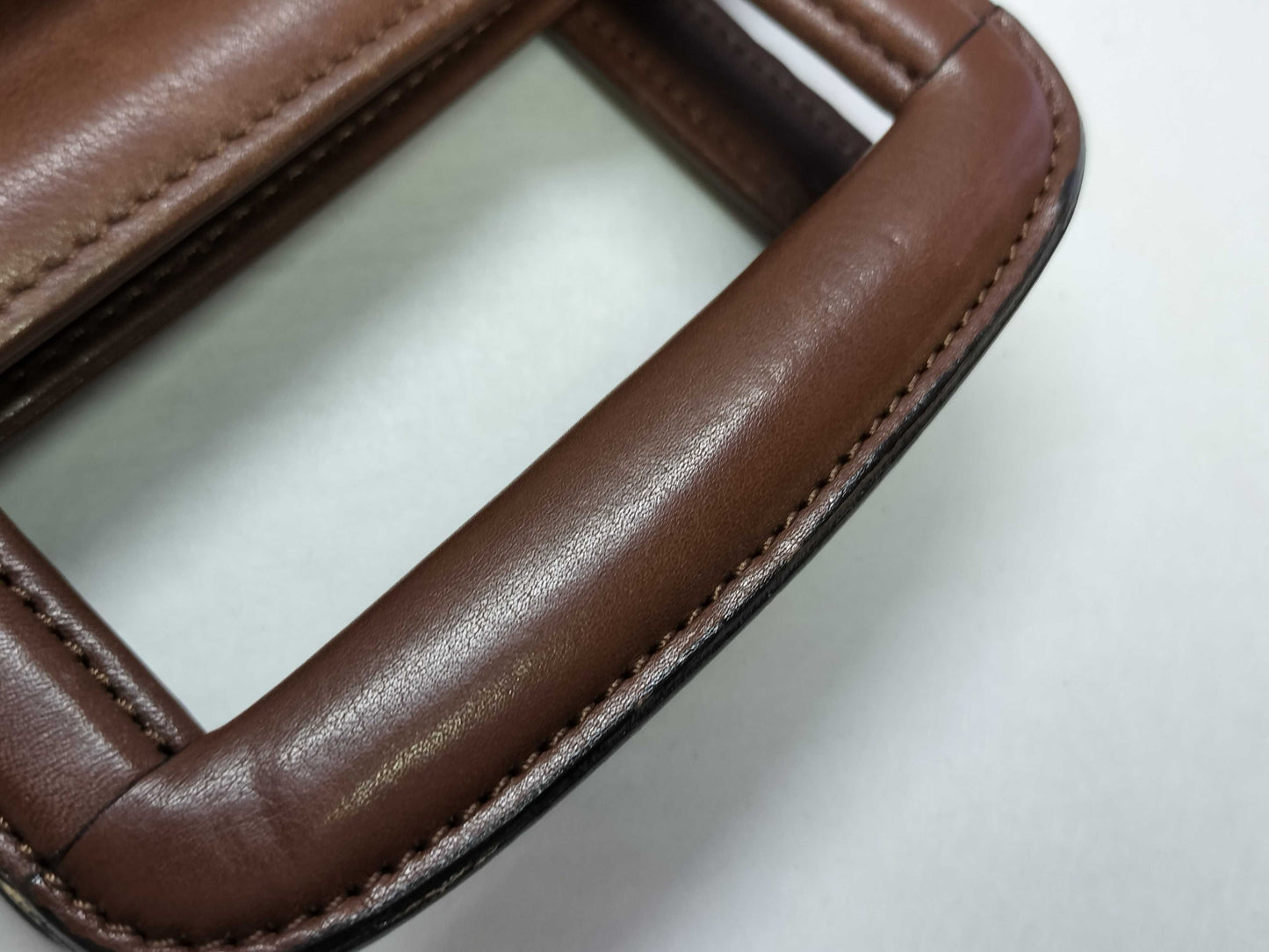 BALENCIAGA Leather Logo Business Bag