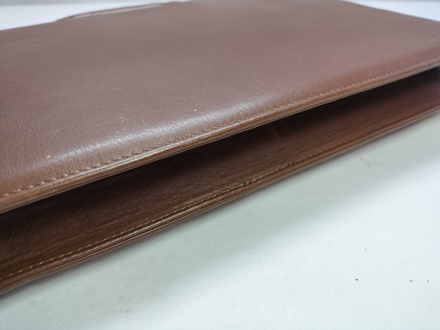 BALENCIAGA Leather Logo Business Bag